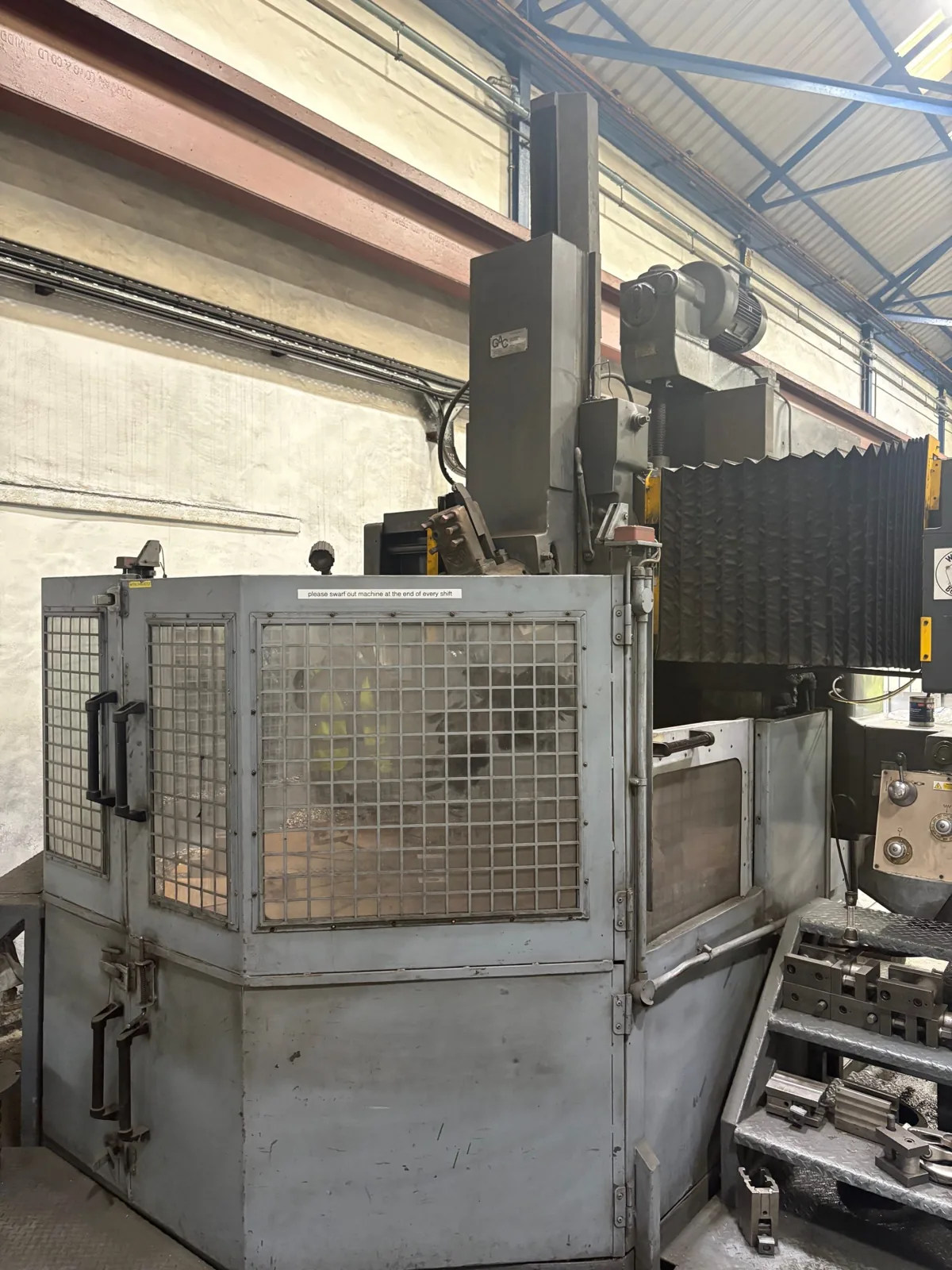 Webster " Bennett 72" E-V Series Vertical Boring Mill