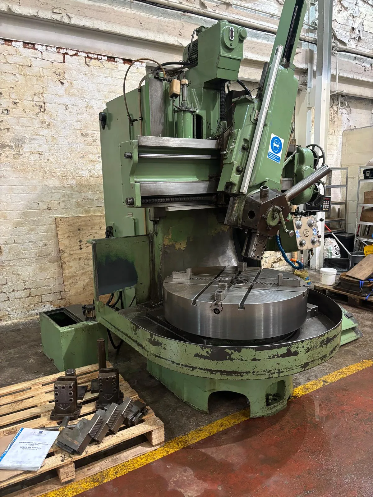 Webster " Bennett 36" E-M Series Vertical Boring Mill
